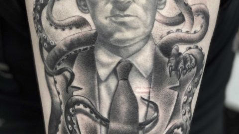 6-HP-Lovecraft-portrait-with-tentacles